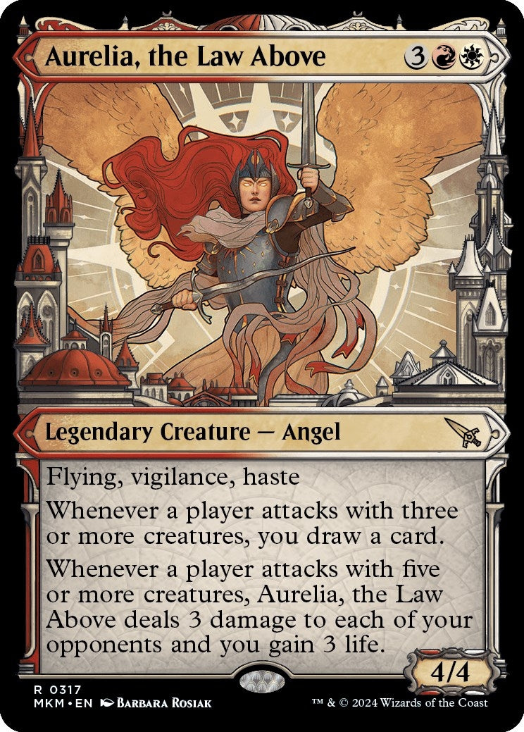 Image for Aurelia, the Law Above (Showcase) (0317) (317) - Magic: The Gathering