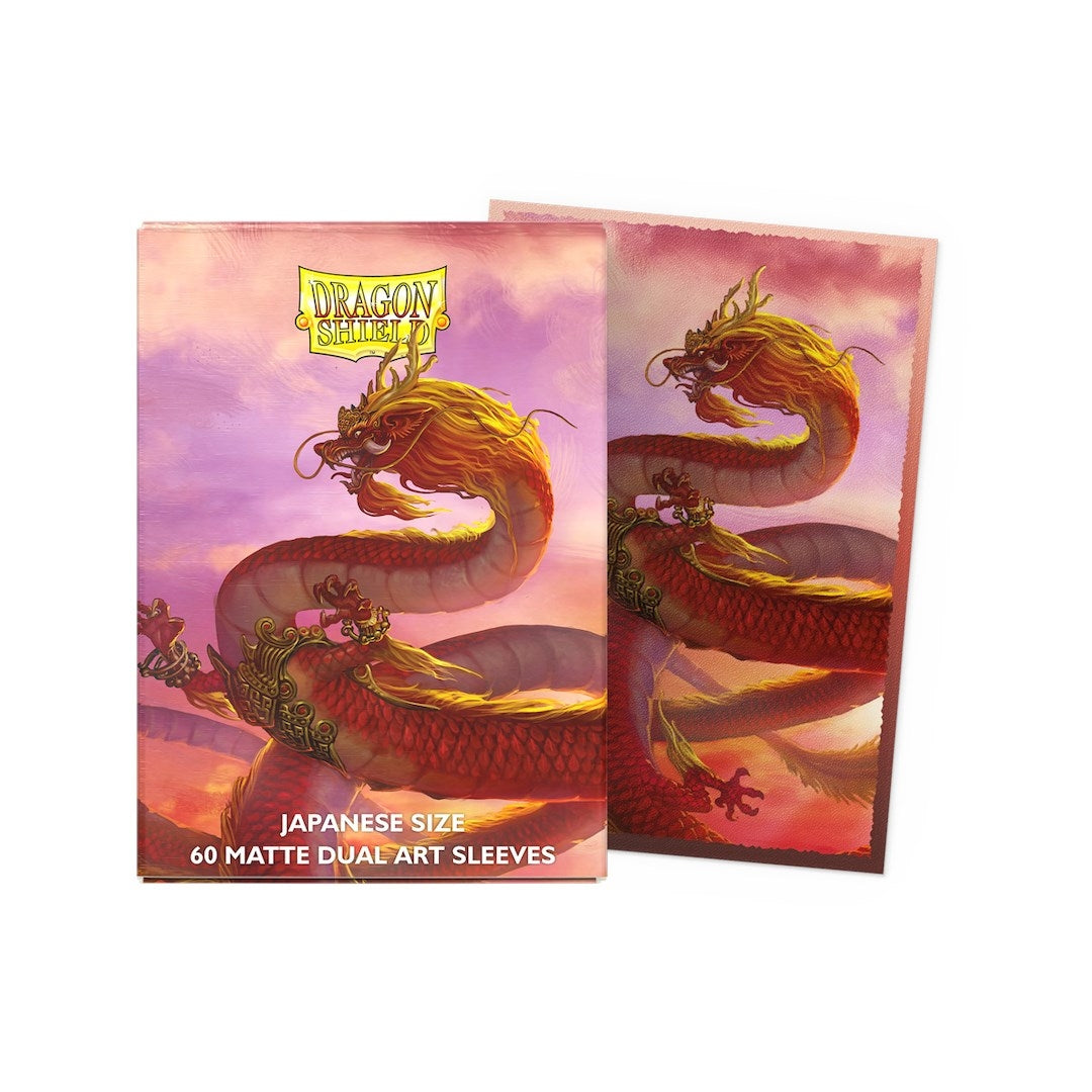 Image for Dragon Shield Limited Edition Art Japanese Brushed Sleeves - Year Of The Wood Dragon 2024 (60-Pack) - Card Sleeves