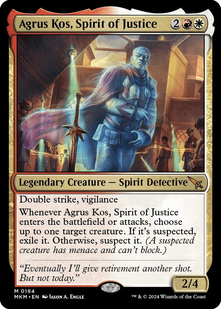 Image for Agrus Kos, Spirit of Justice (184) - Magic: The Gathering