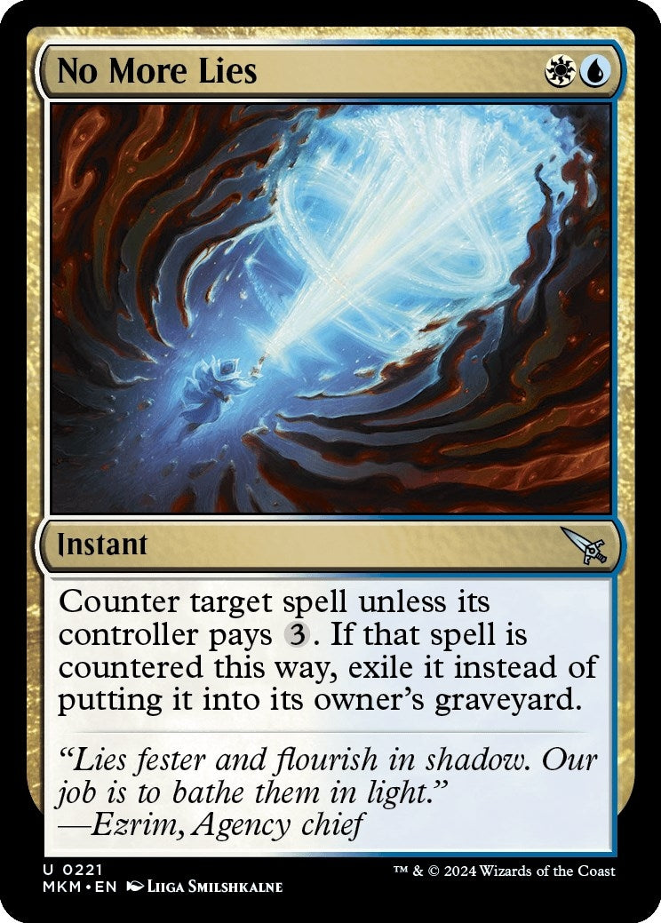 Image for No More Lies (221) - Magic: The Gathering