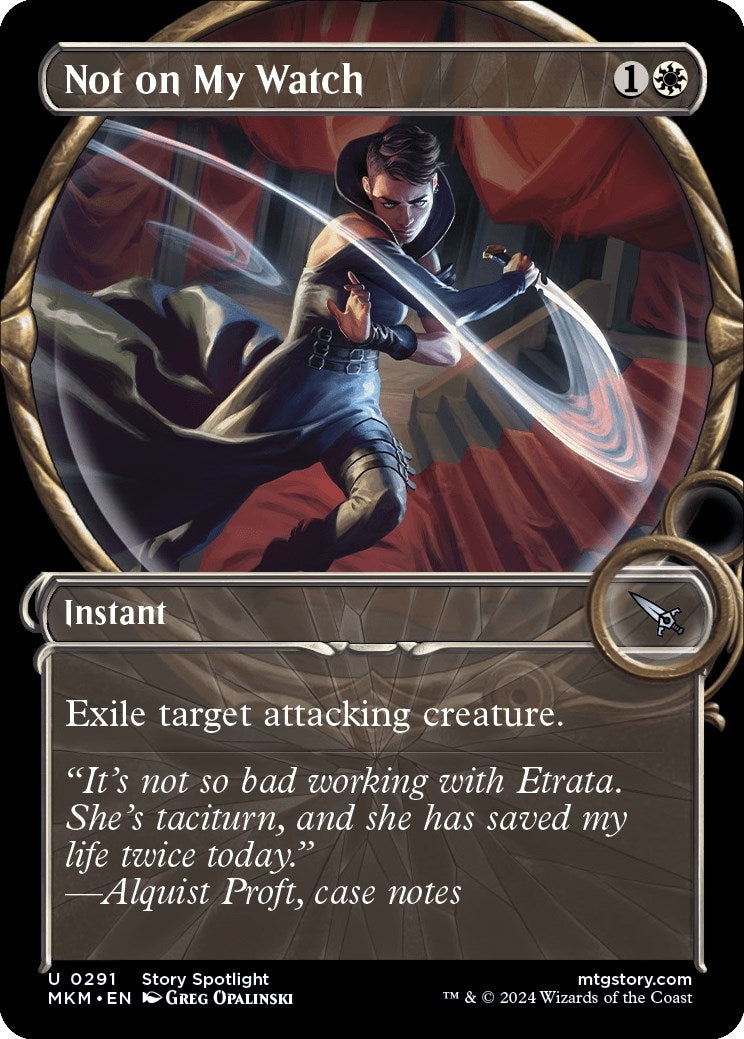 Image for Not on my Watch (Showcase) (291) - Magic: The Gathering