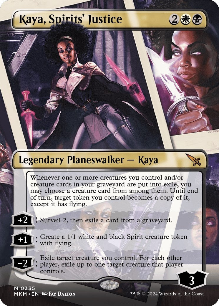 Image for Kaya, Spirits' Justice (Borderless) (335) - Magic: The Gathering
