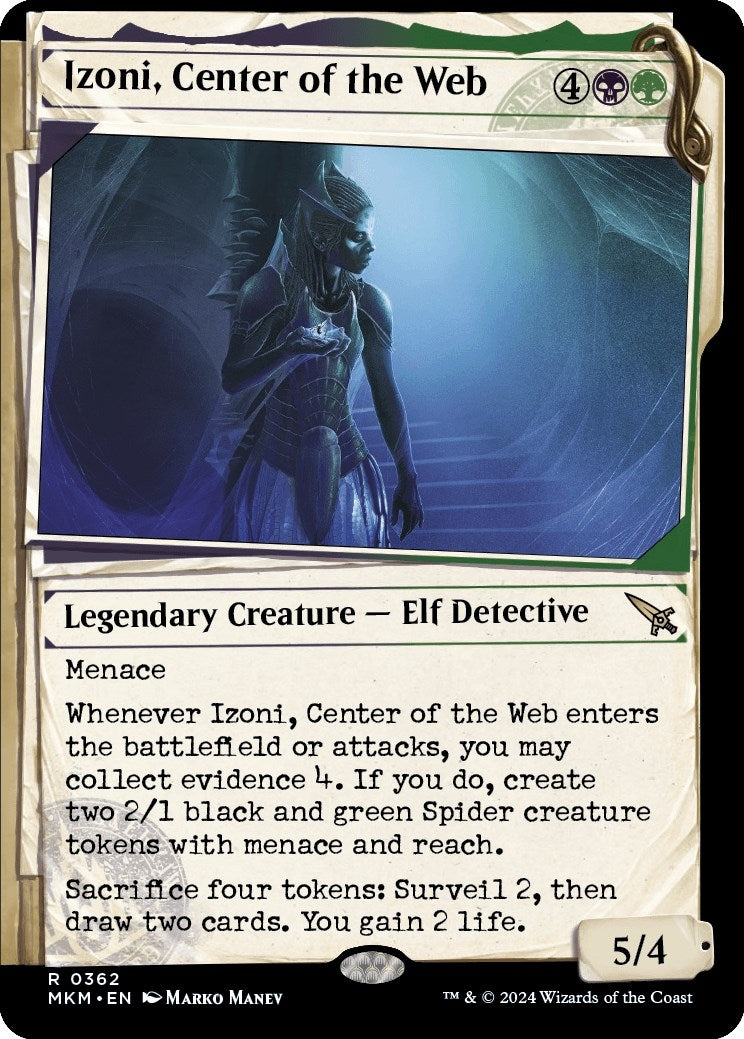 Image for Izoni, Center of the Web (Showcase) (362) - Magic: The Gathering