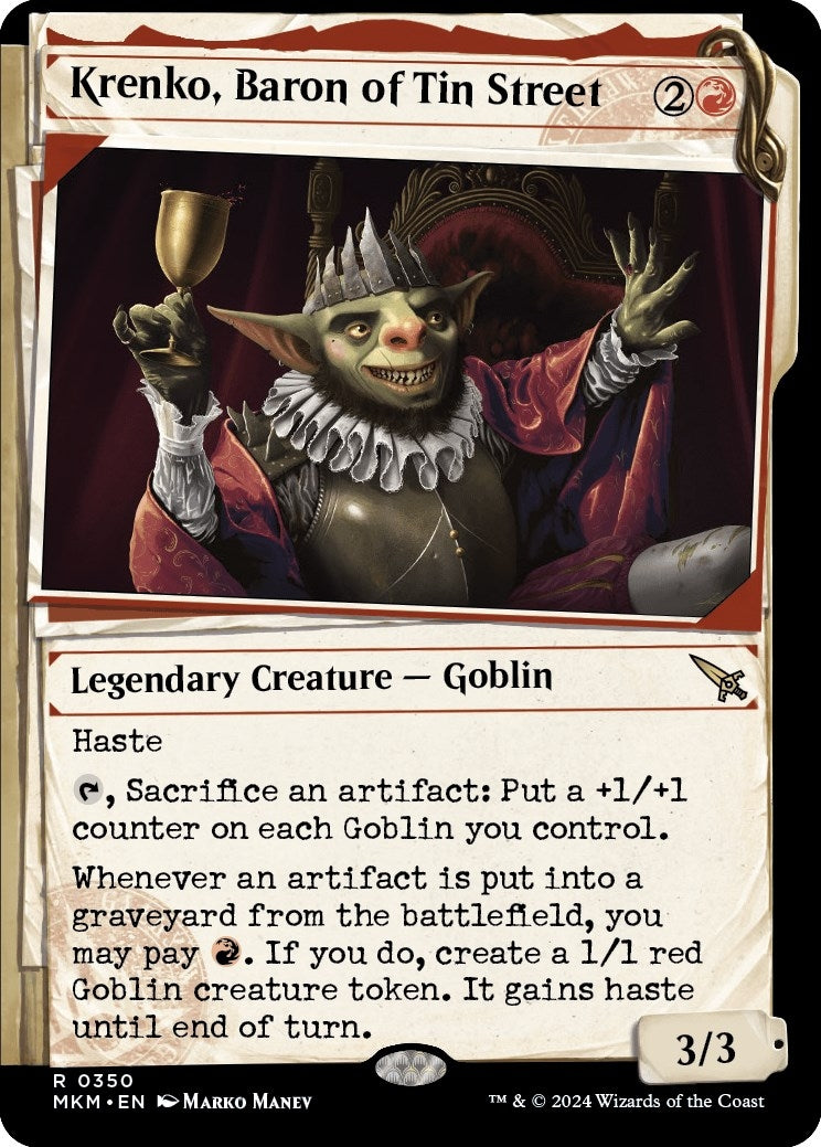 Image for Krenko, Baron of Tin Street (Showcase) (350) - Magic: The Gathering