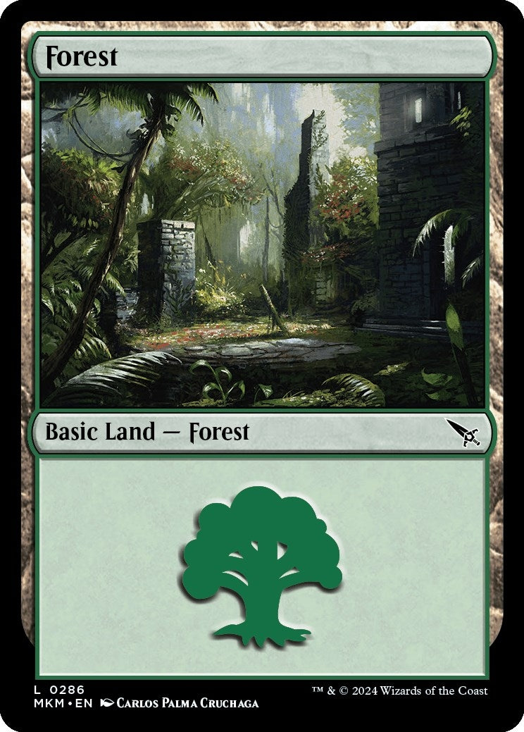 Image for Forest (0286) (286) - Magic: The Gathering