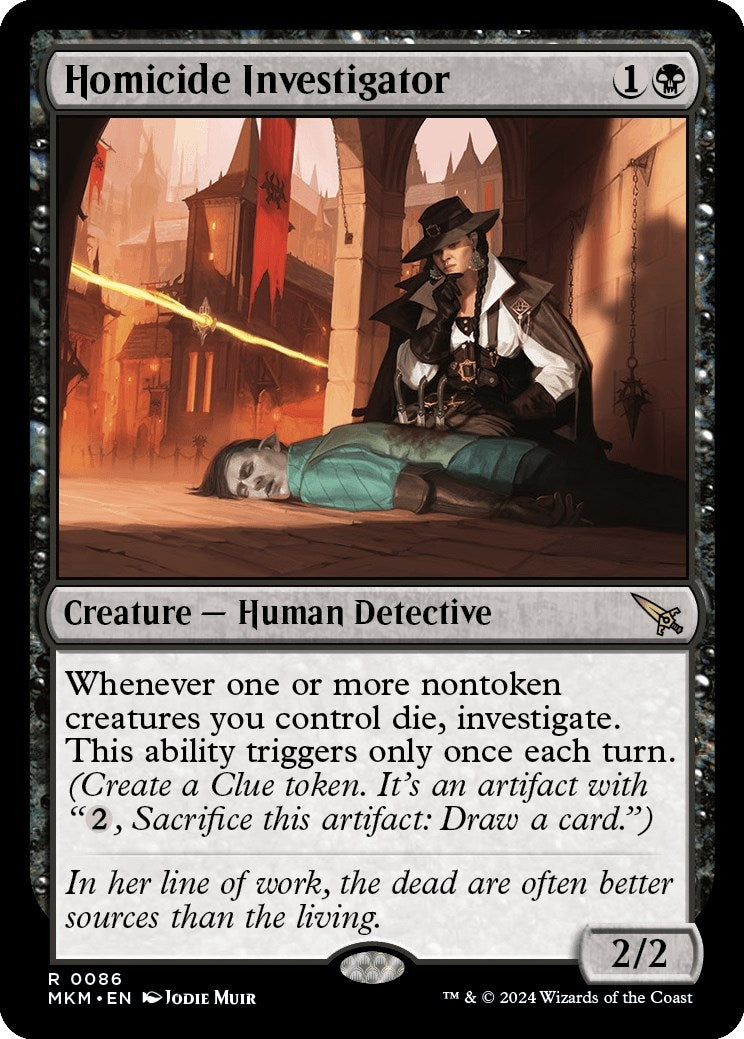 Image for Homicide Investigator (86) - Magic: The Gathering