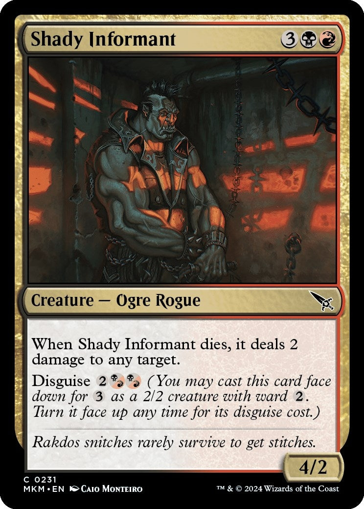 Image for Shady Informant (231) - Magic: The Gathering