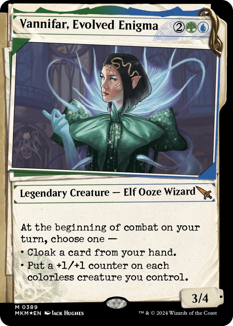 Image for Vannifar, Evolved Enigma (Showcase) (Invisible Ink) (389) - Magic: The Gathering
