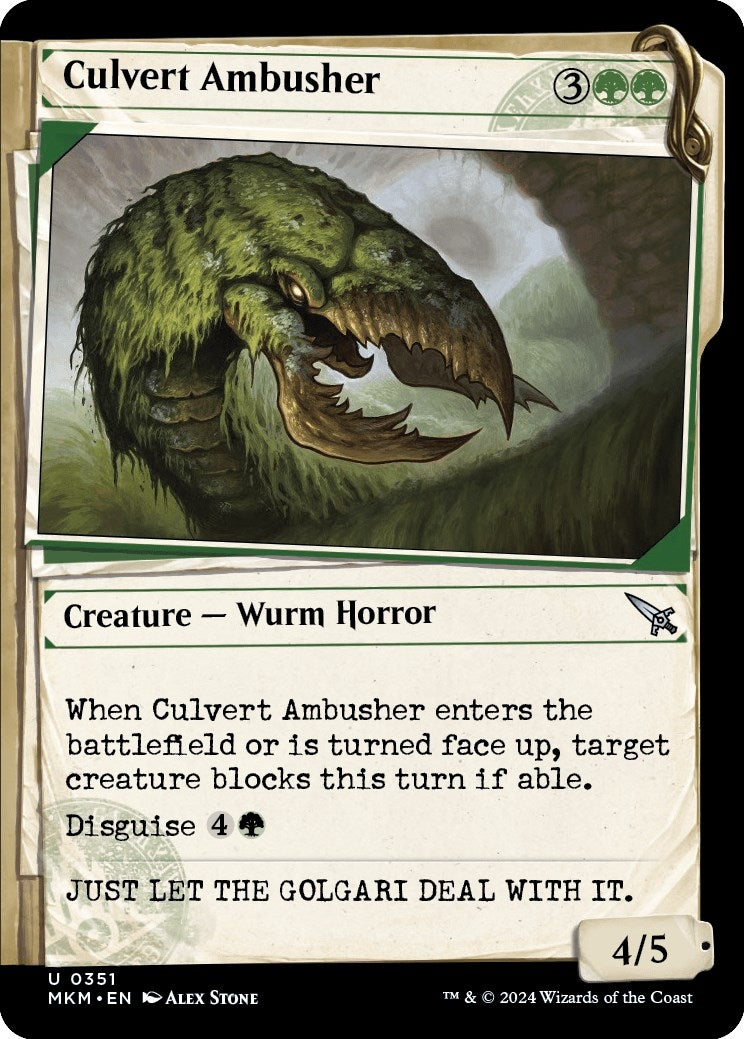 Image for Culvert Ambusher (Showcase) (351) - Magic: The Gathering