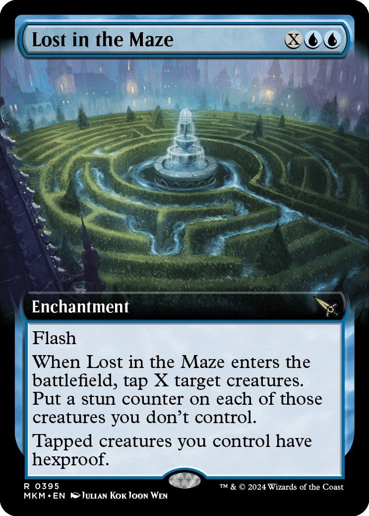 Image for Lost in the Maze (Extended Art) (395) - Magic: The Gathering