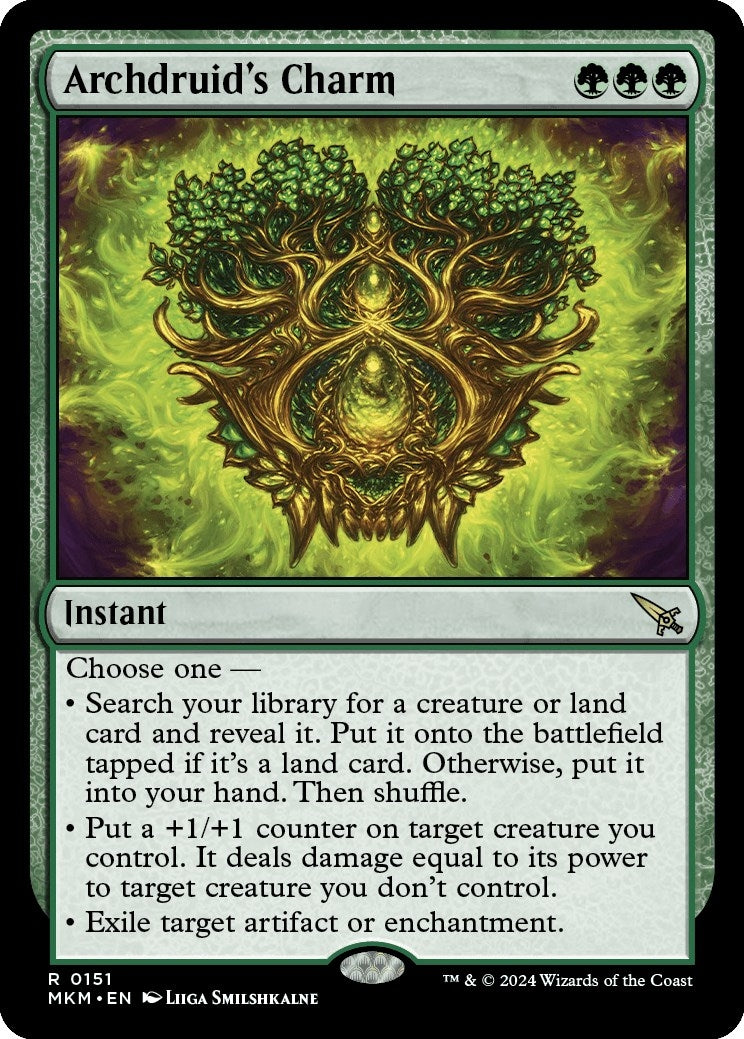 Image for Archdruid's Charm (151) - Magic: The Gathering