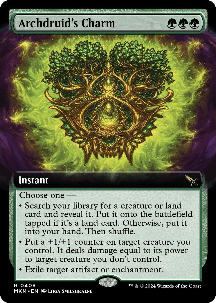 Image for Archdruid's Charm (Extended Art) (408) - Magic: The Gathering