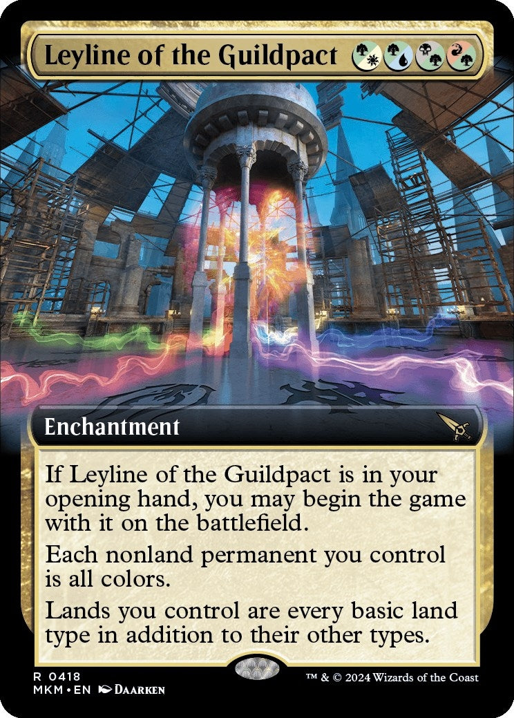 Image for Leyline of the Guildpact (Extended Art) (418) - Magic: The Gathering