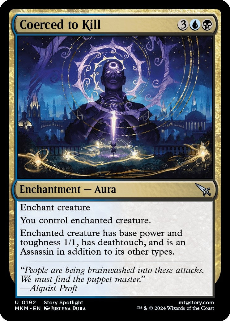 Image for Coerced to Kill (192) - Magic: The Gathering