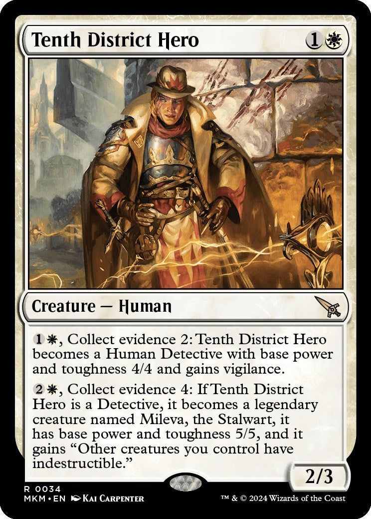 Image for Tenth District Hero (34) - Magic: The Gathering