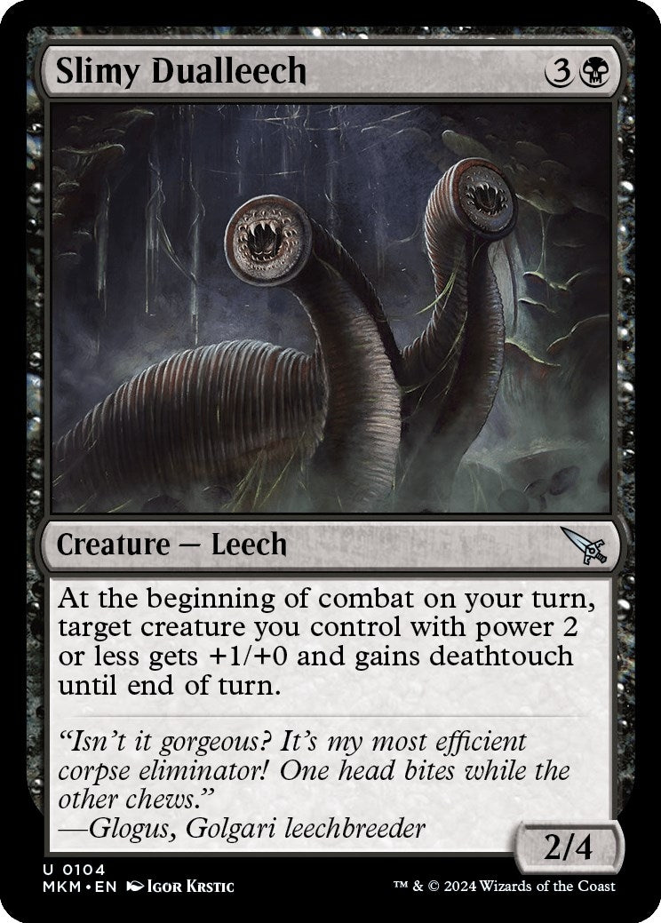 Image for Slimy Dualleech (104) - Magic: The Gathering