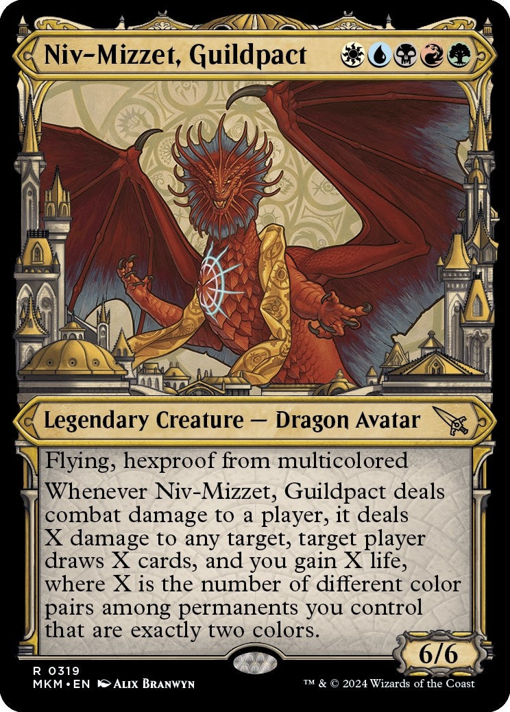 Image for Niv-Mizzet, Guildpact (Showcase) (319) (319) - Magic: The Gathering