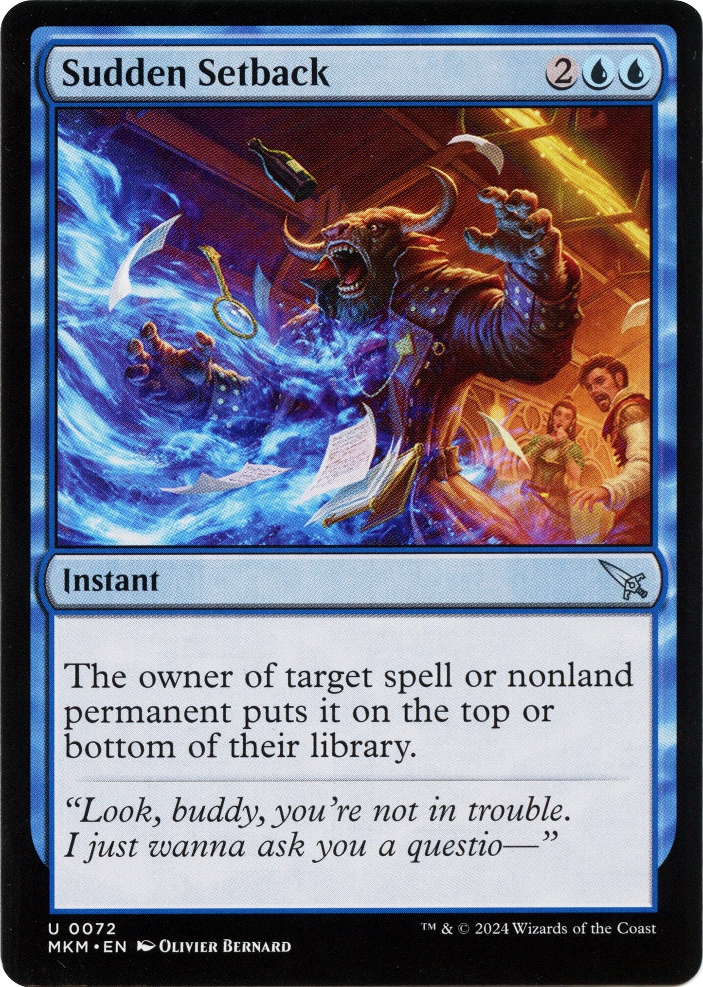 Image for Sudden Setback (b) (72) - Magic: The Gathering