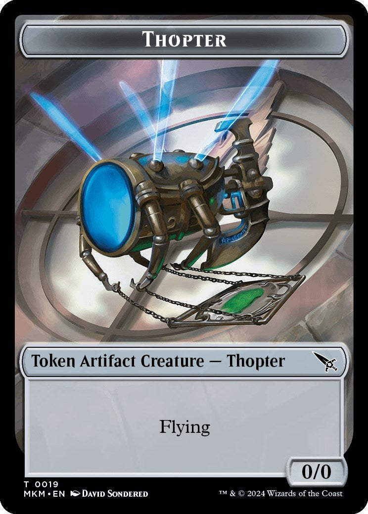 Image for Thopter Token (0019) (19) - Magic: The Gathering