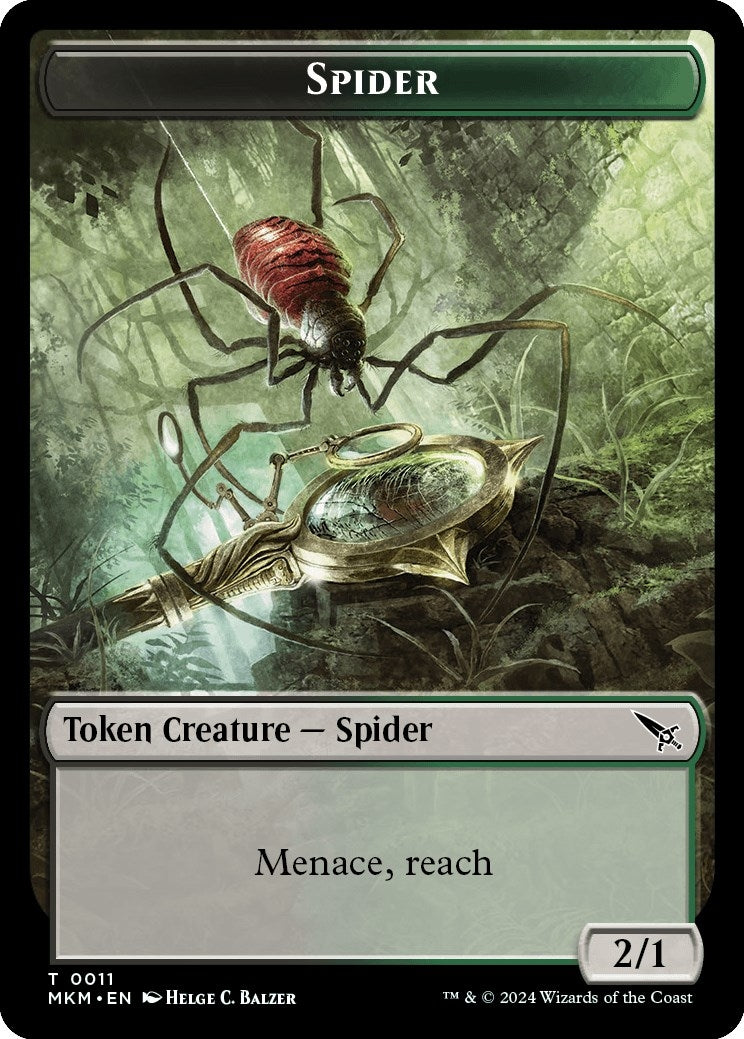 Image for Spider Token (11) - Magic: The Gathering