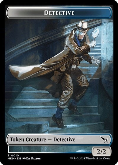 Image for Detective // Ooze Double-Sided Token (10 // 8) - Magic: The Gathering