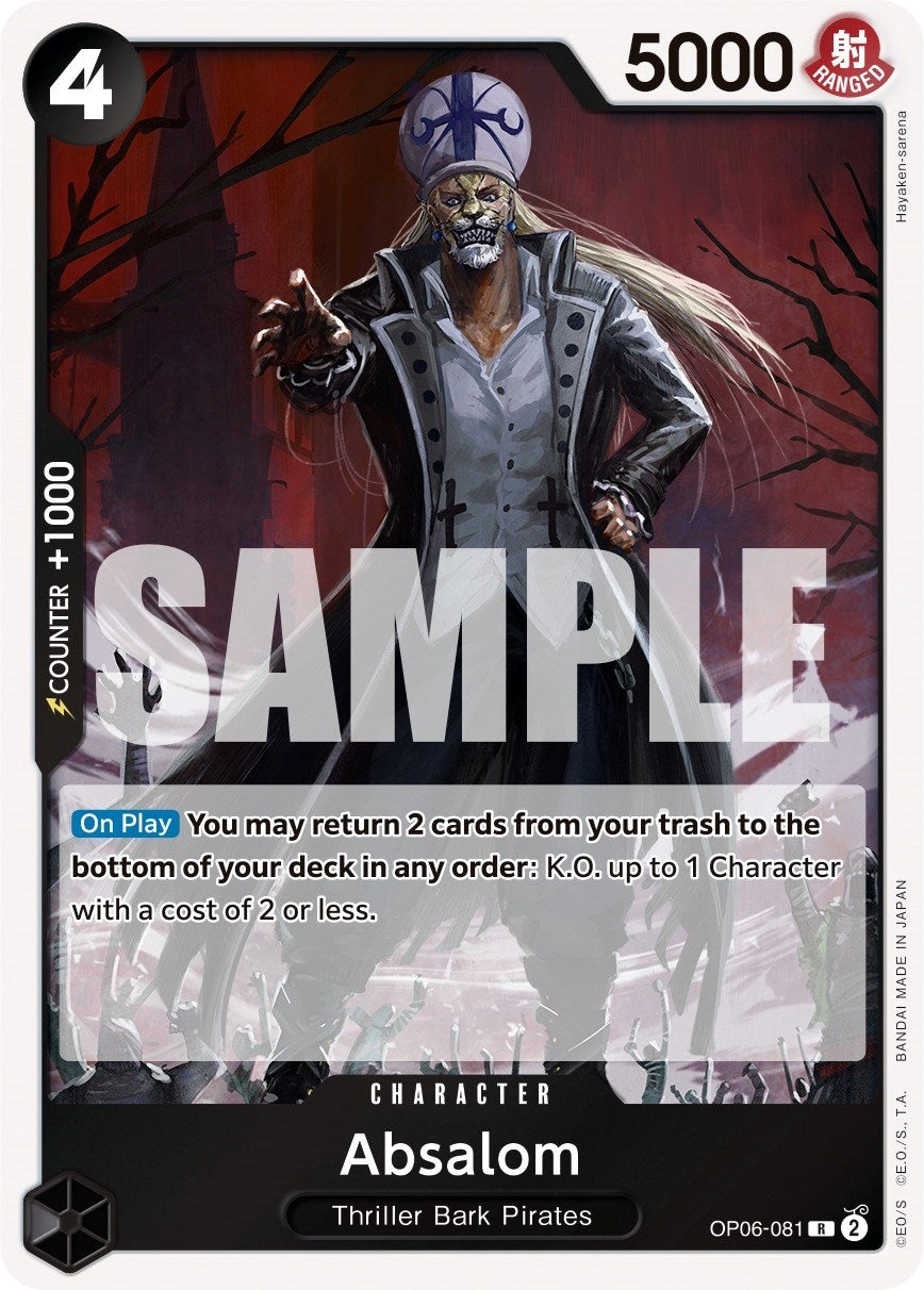 Image for Absalom (OP06-081) - One Piece Card Game