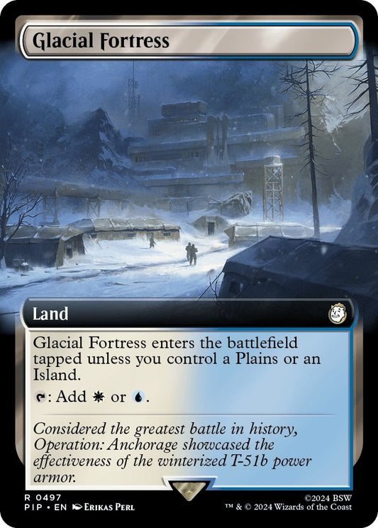 Image for Glacial Fortress (Extended Art) (497) - Magic: The Gathering