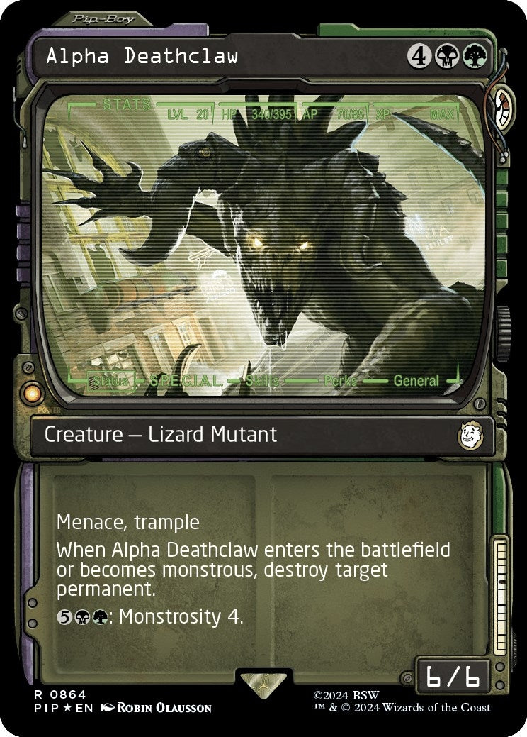 Image for Alpha Deathclaw (Showcase) (Surge Foil) (864) - Magic: The Gathering