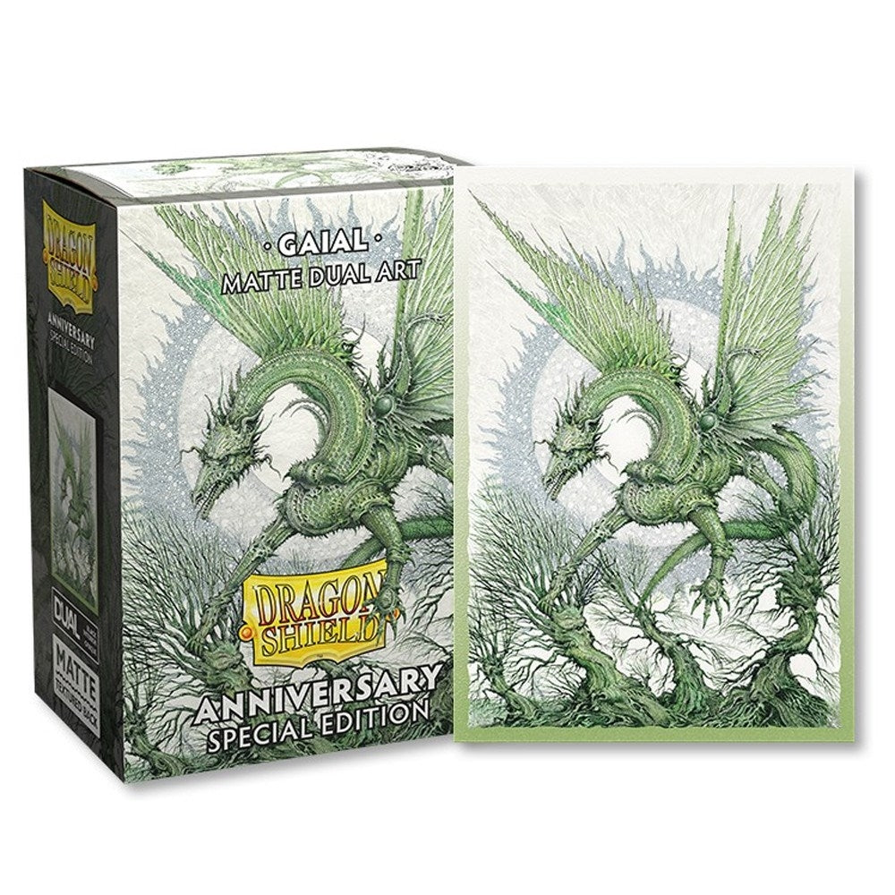Image for Dragon Shield Special Anniversary Dual Matte Standard Sleeves - Gaial (100-Pack) - Card Sleeves
