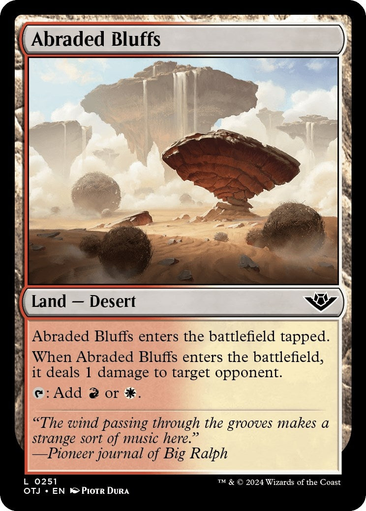 Image for Abraded Bluffs (251) - Magic: The Gathering