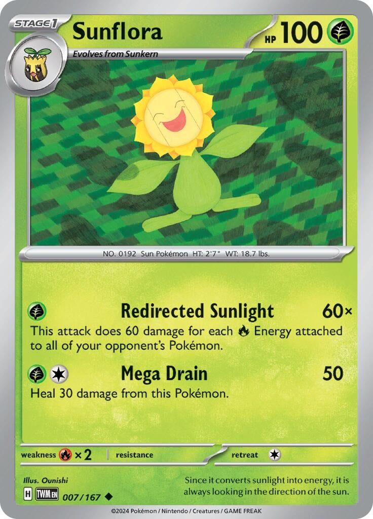Image for Sunflora (007/167) - Pokemon