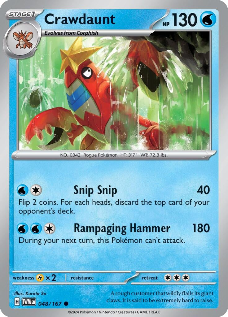 Crawdaunt (048/167)