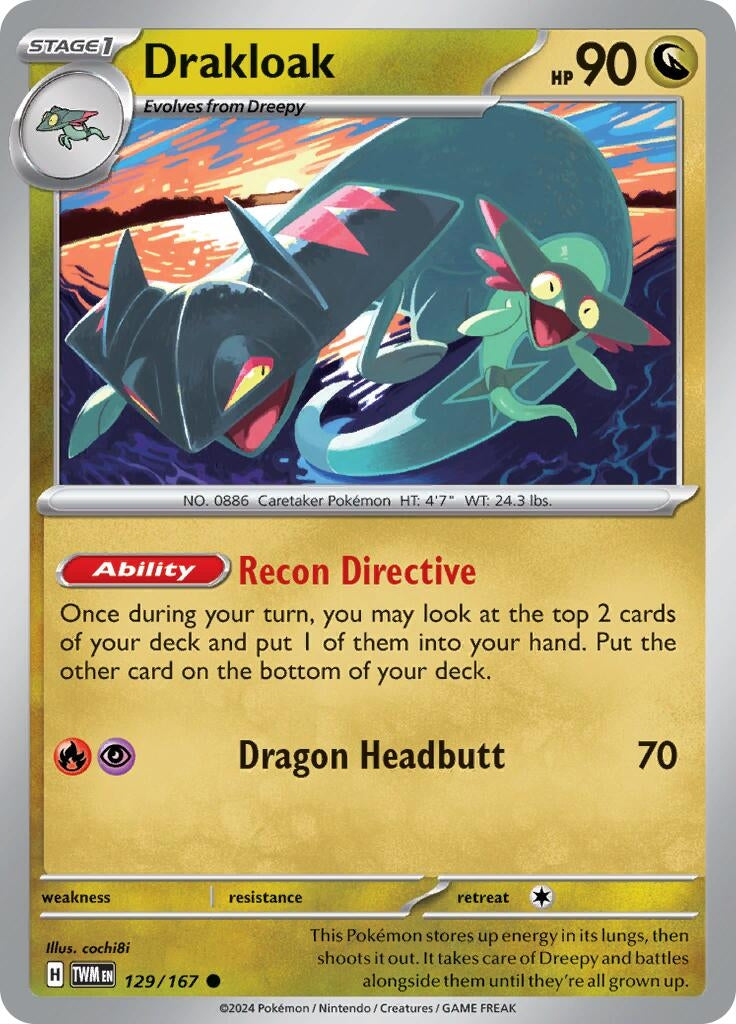 Image for Drakloak (129/167) - Pokemon
