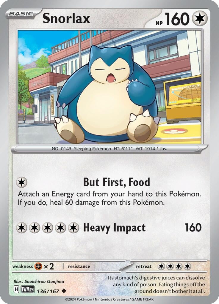 Image for Snorlax (136/167) - Pokemon
