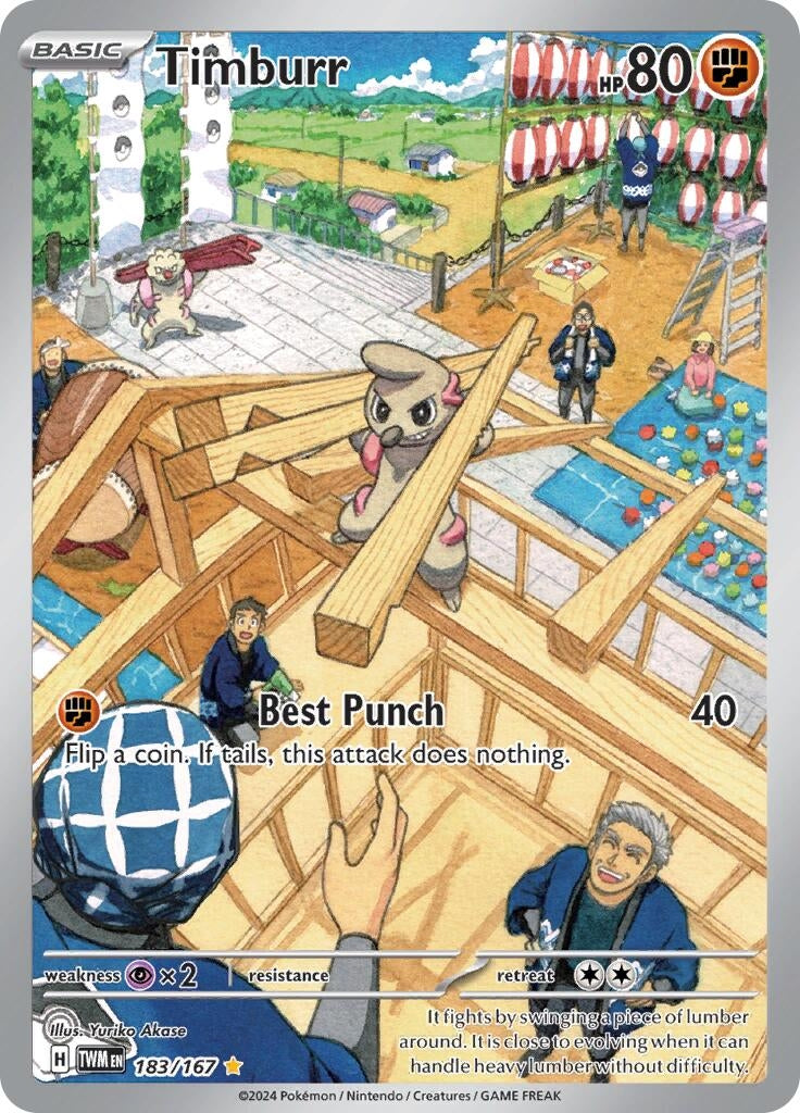 Image for Timburr (183/167) - Pokemon