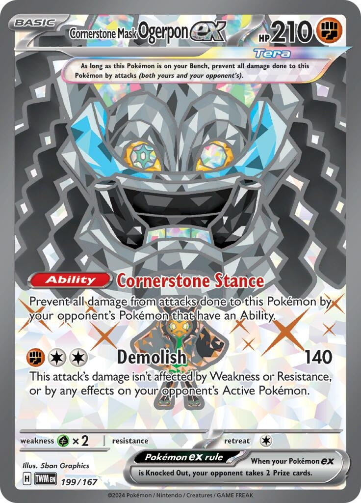 Cornerstone Mask Ogerpon ex (199/167)