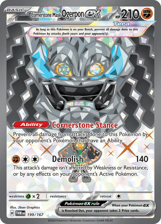 Cornerstone Mask Ogerpon ex (199/167)