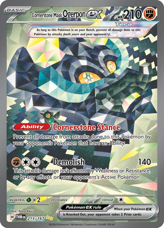 Cornerstone Mask Ogerpon ex (215/167)