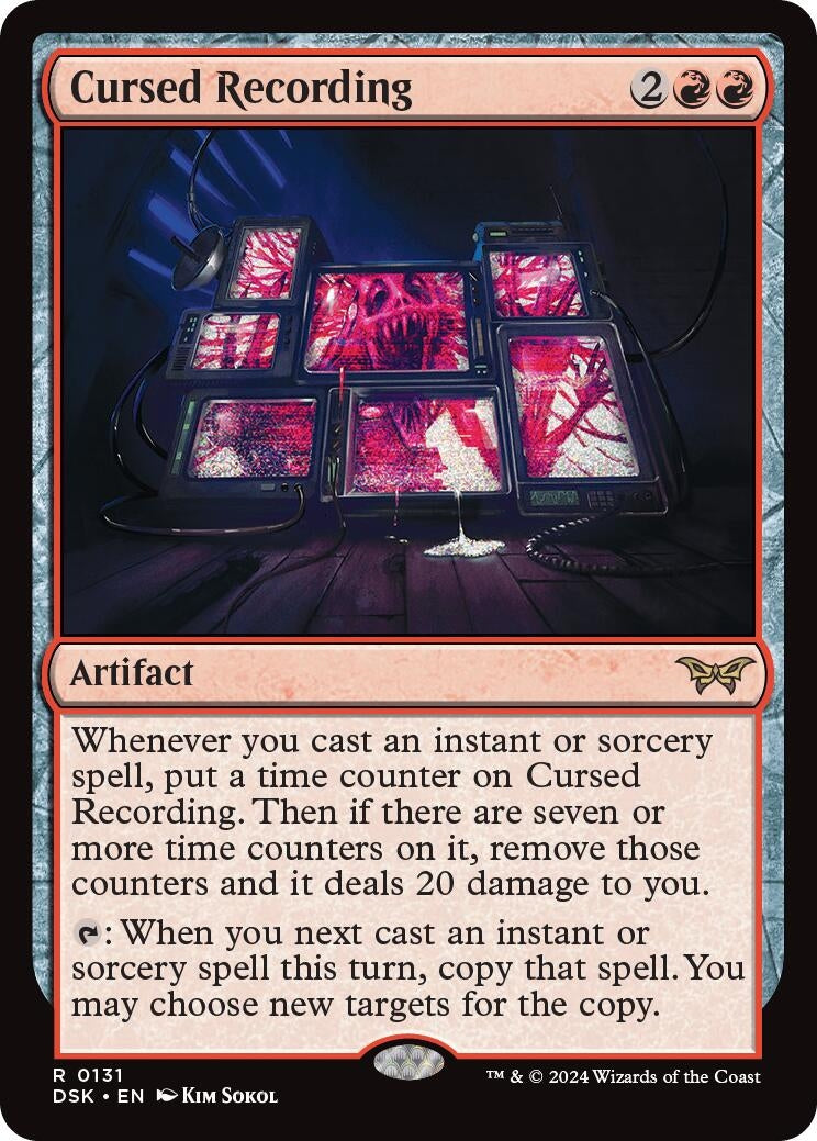 Image for Cursed Recording (0131) (131) - Magic: The Gathering