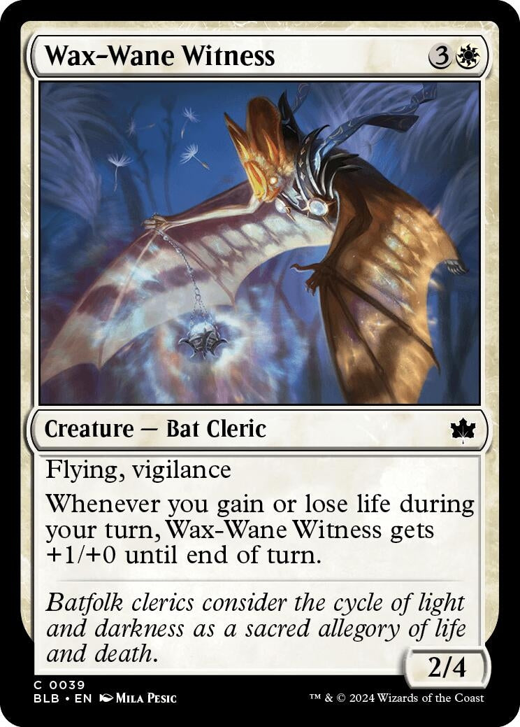 Image for Wax-Wane Witness (39) - Magic: The Gathering