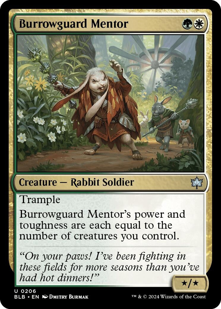 Image for Burrowguard Mentor (206) - Magic: The Gathering