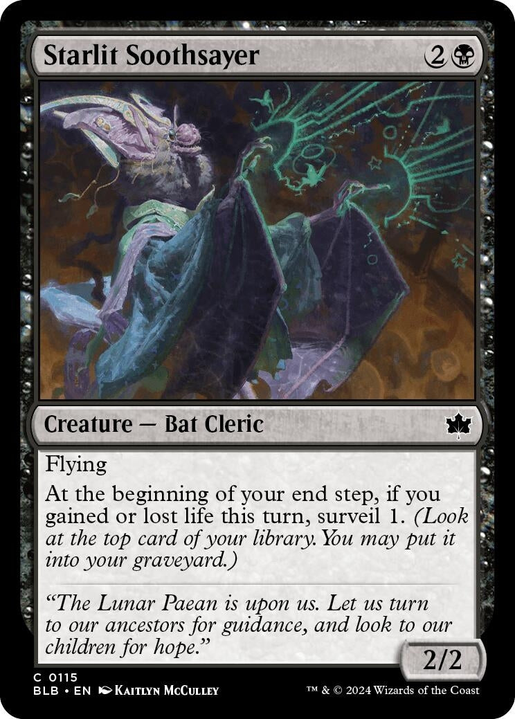 Image for Starlit Soothsayer (115) - Magic: The Gathering