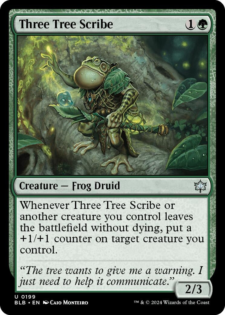 Image for Three Tree Scribe (199) - Magic: The Gathering