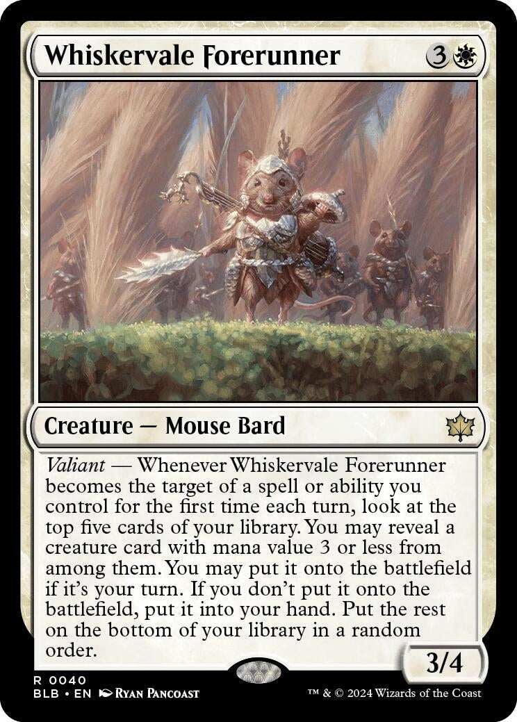 Image for Whiskervale Forerunner (40) - Magic: The Gathering