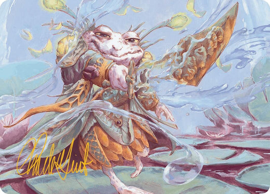 Image for Glarb, Calamity's Augur Art Card (Gold-Stamped Signature) (40) - Magic: The Gathering