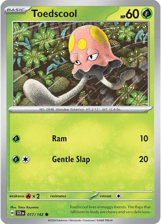 Image for Toedscool (017/142) - Pokemon