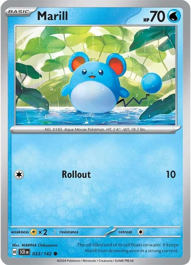 Image for Marill (033/142) - Pokemon