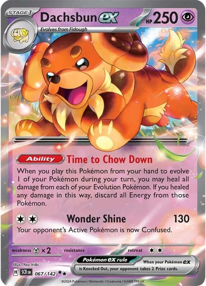 Image for Dachsbun ex (067/142) - Pokemon