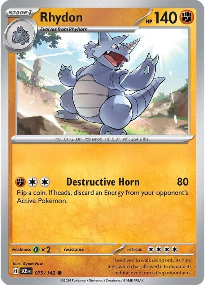 Image for Rhydon (075/142) - Pokemon