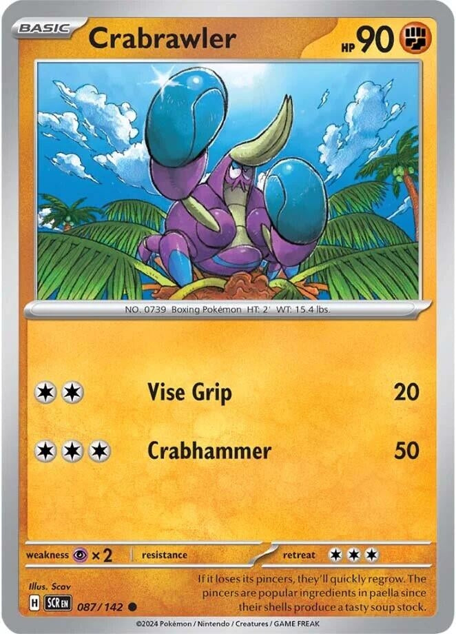 Image for Crabrawler (087/142) - Pokemon